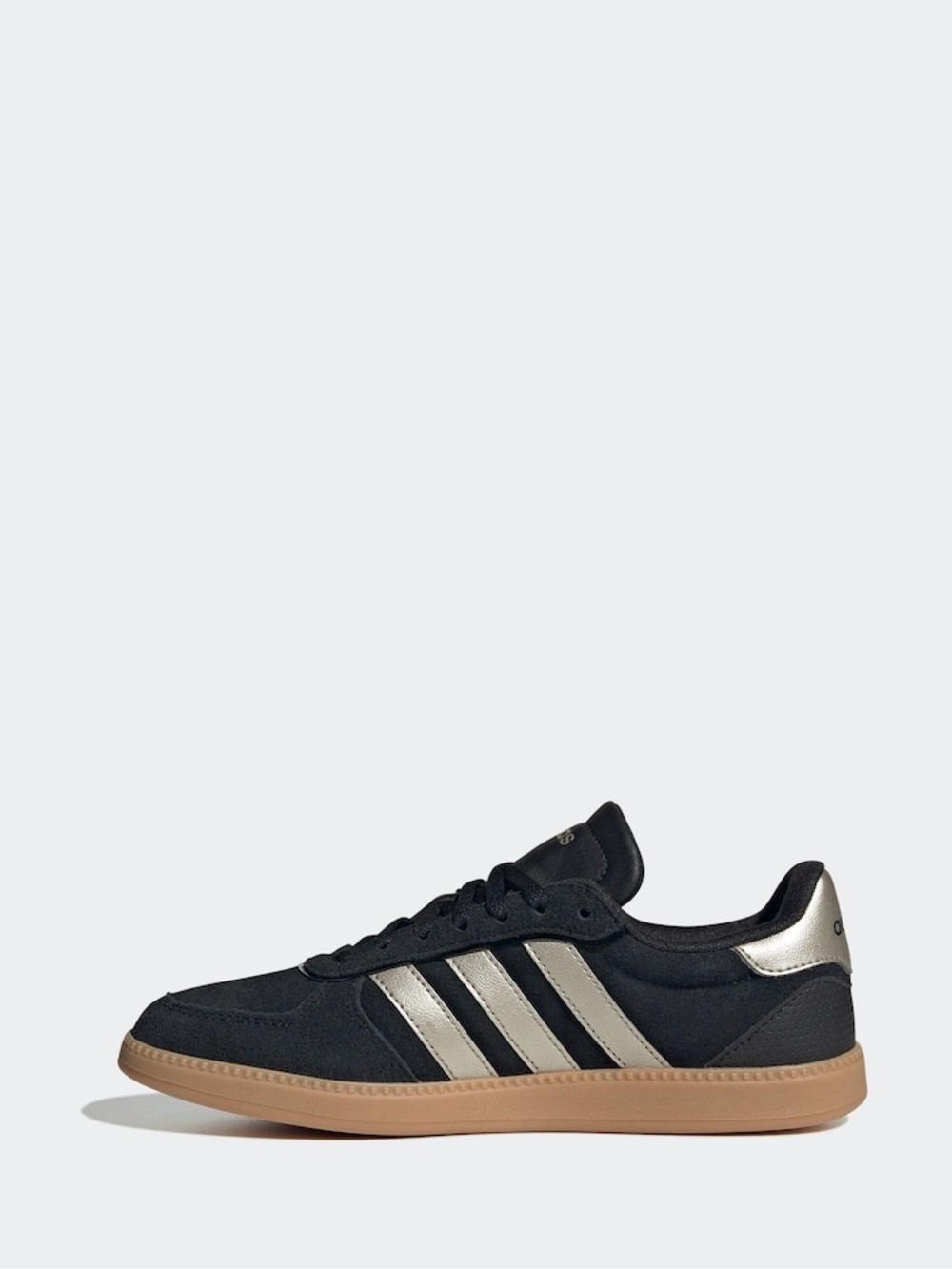 🆕 adidas Breaknet Sleek Black/Gold Women’s Size 7, 7.5 NIB Gum Sole Sneakers - Picture 2 of 5